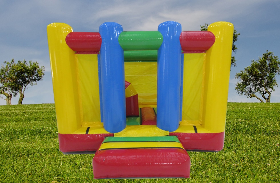 Château gonflable bouncer multicolore
